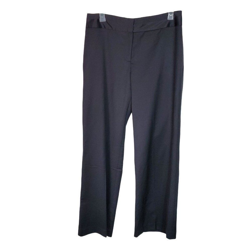 Talbot's Dress Pant Heritage Black With Satin Band Size 14 NWT Trouser